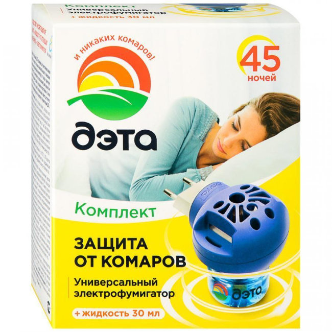 ДЭТА набор от комар 45ноч это (НАБОР)