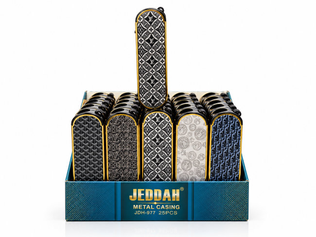 Зажигалка ТУРБО JEDDAH арт.601 (25)