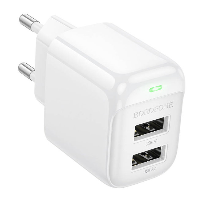 З\У Borofone BAS41A 2USB 12W белый