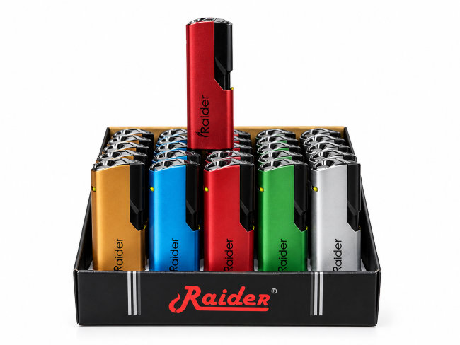 Зажигалка ТУРБО RAIDER арт.977 (25)