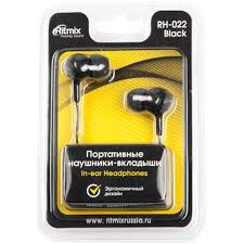 Наушники RITMIX RH-022 чёрные