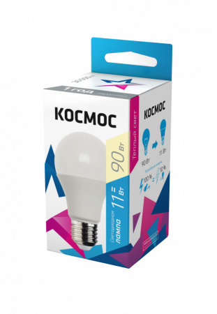 Лампа свд Космос А60 11W E27 4500K  хол. свет