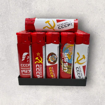 Зажигалка пьезо ONEY арт.CL-03 (50) СССР