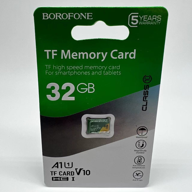 Карта памяти MicroSD Borofone 32GB Class10