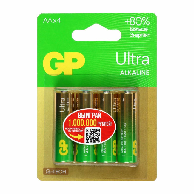 Э\п GP LR06 ULTRA G-Tech BL4 (40/160)