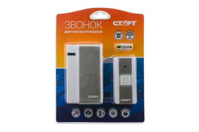 Звонок Старт 001 беспроводной(белый)