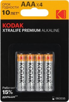 Э\п Kodak LR03 BL4 (40) XTRALIFE PREMIUM