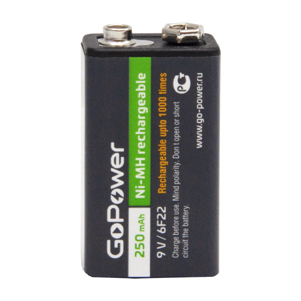 Ак-р GoPower 250ma BL1 крона