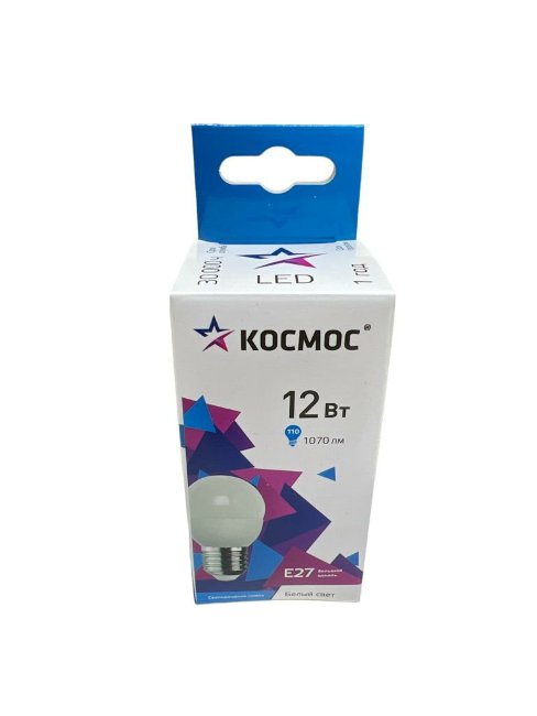 Лампа свд Космос шар Е14 12W 4500K