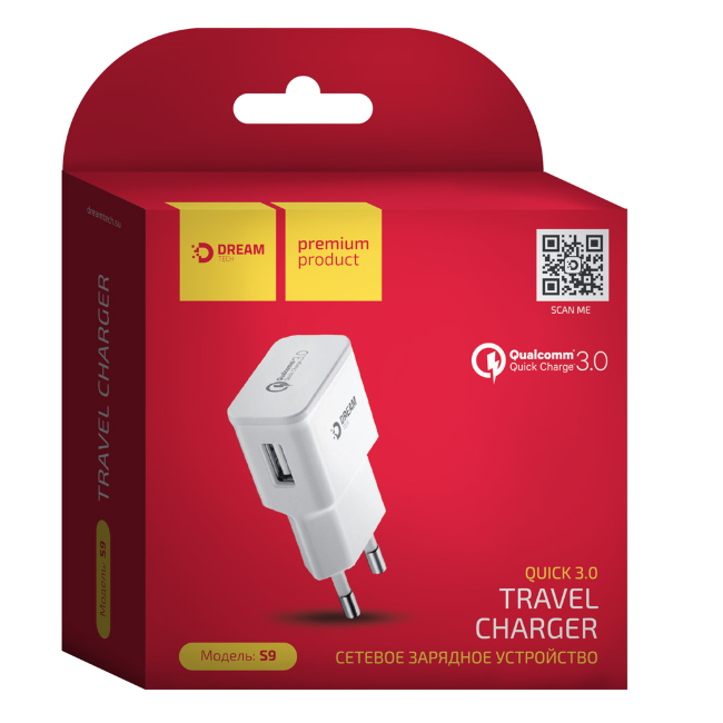 З\у DREAM DRM-S9 2.4 USB белый