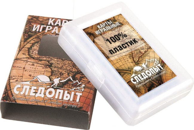 Карты сувенирные пластик 54шт (Следопыт)