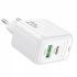 З\У Borofone BAS44A 1USB-1Type-C 20W белый