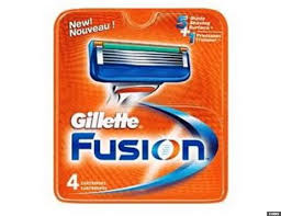 Кассеты жиллет Fusion 4шт