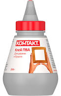 Контакт клей ПВА 250мл флакон (12)