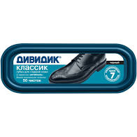 Дивидик губка д\кожи чёрная  большая