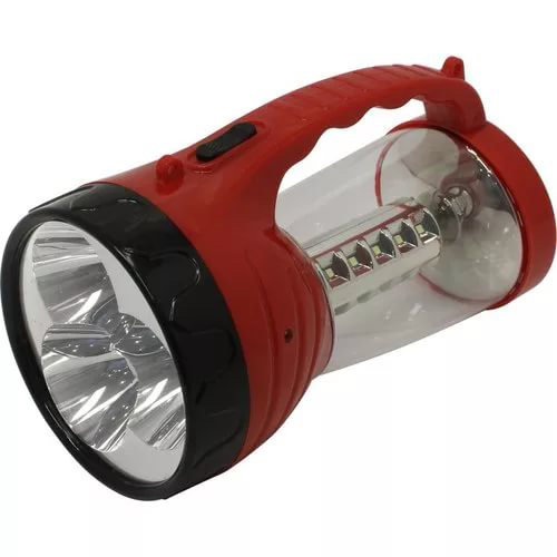 Фонарь SBF-38-R аккум кемпинг 24+3LED 1Вт красный