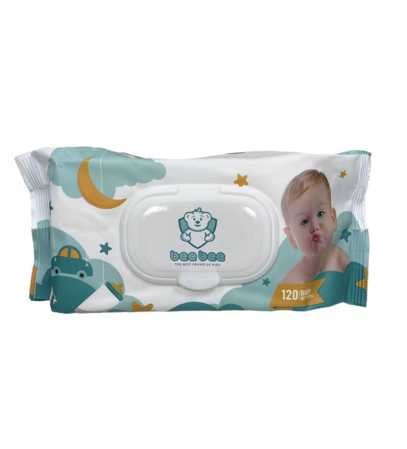 Салфетки влажные д\детей Bee Bee 120шт