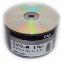 Диск DVD-R 4.7GB (16x) Bulk 50 No print (Минус)