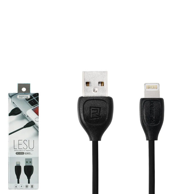 Кабель Remax RC-050i 1м USB-Lightning чёрный