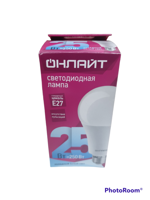 Лампа свд ОНЛАЙТ 25W E27 A60 4000K